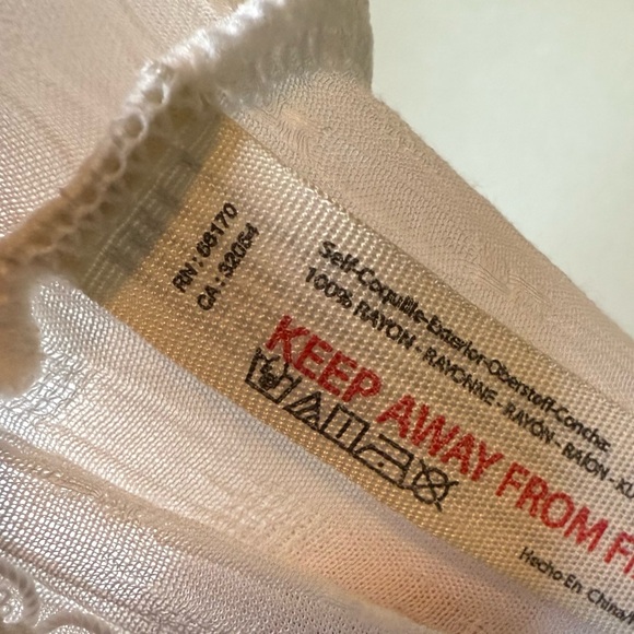 Free People Sweet On You Bias Half Slip Maxi Skirt Clean Ivory NWT Size Medium - Picture 5 of 7